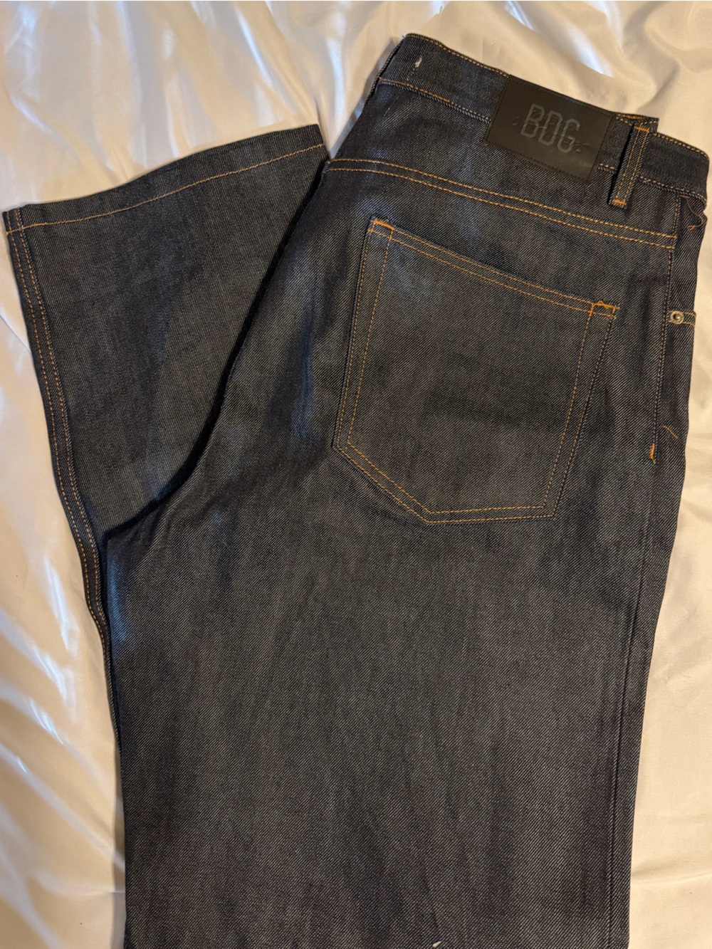 Men's Dark Blue Denim Jeans - Classic Fit